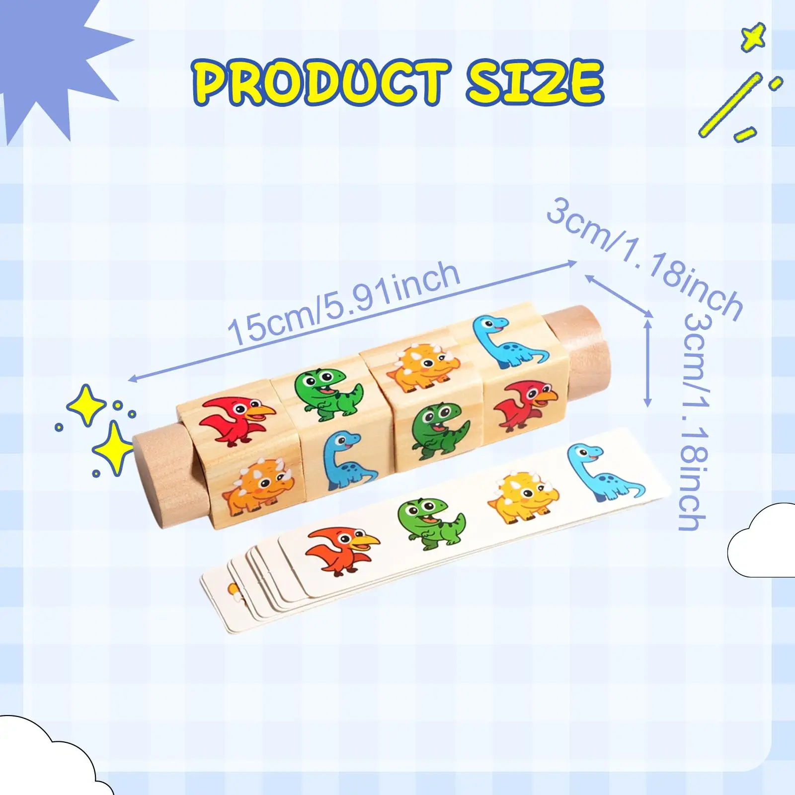 ألغاز المكعبات المطابقة، مكعبات بناء دوران، ألعاب تعليمية لعبة لوحية للأولاد والبنات #6