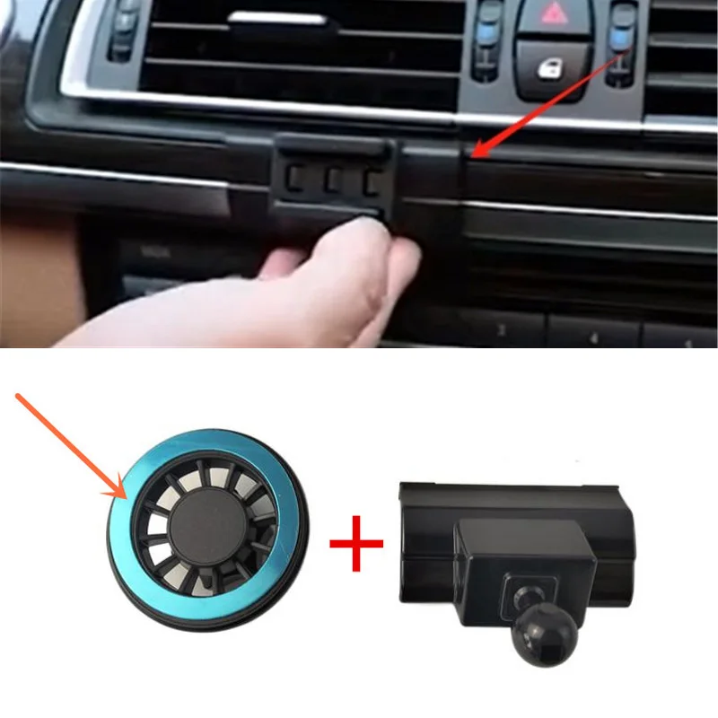 

1 комплект ABS-пластика для BMW 7 серии 2011-2015 730i 740i F01, специальный автомобильный магнитный держатель для телефона, фиксированный кронштейн, подставка для мобильного телефона