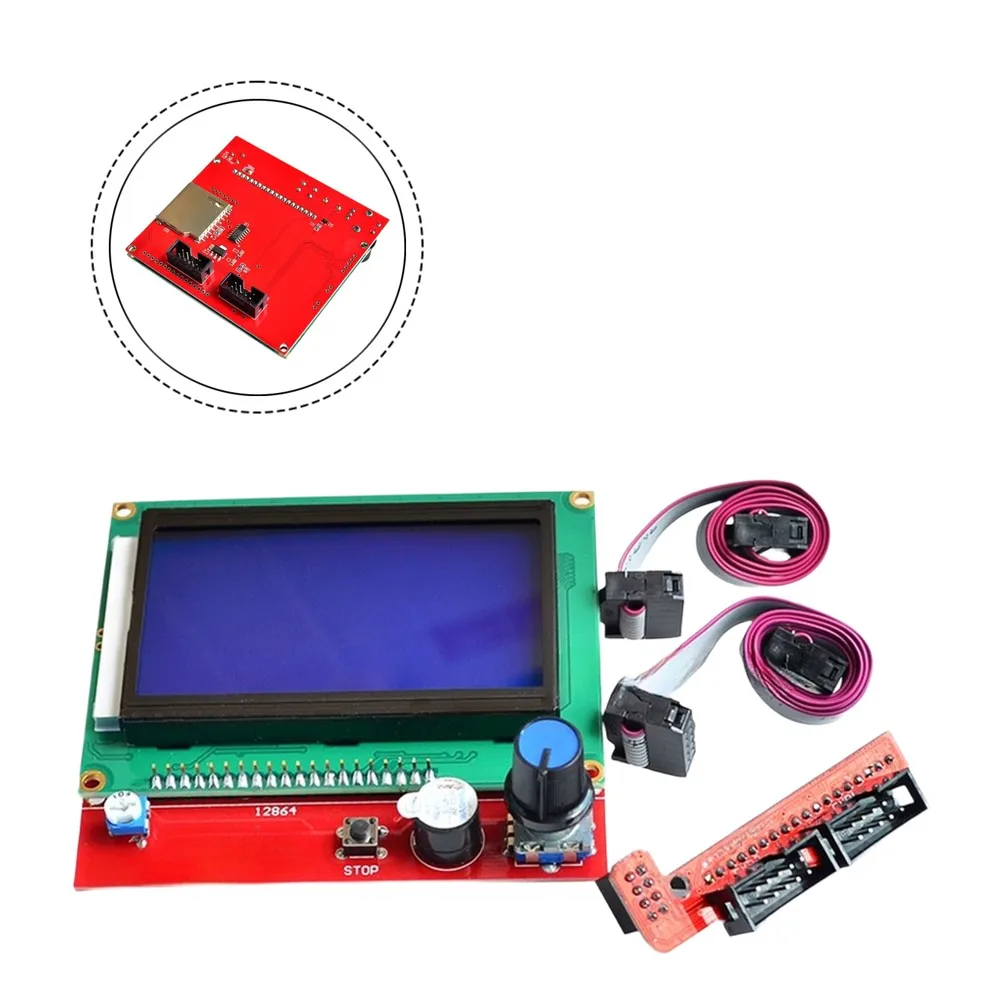 for reprap for mendel Panel 12864 LCD Display Comprehensive Settings For Optimal Printing LCD Display Reliable Chip Technology