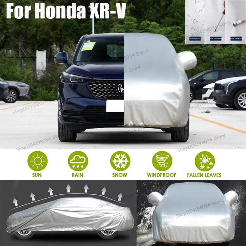 

For Honda XR-V Auto parts Anti snow Anti dust Sunscreen Anti-uv Anti peeling paint And Anti Rainwater 210t car cover Car cover