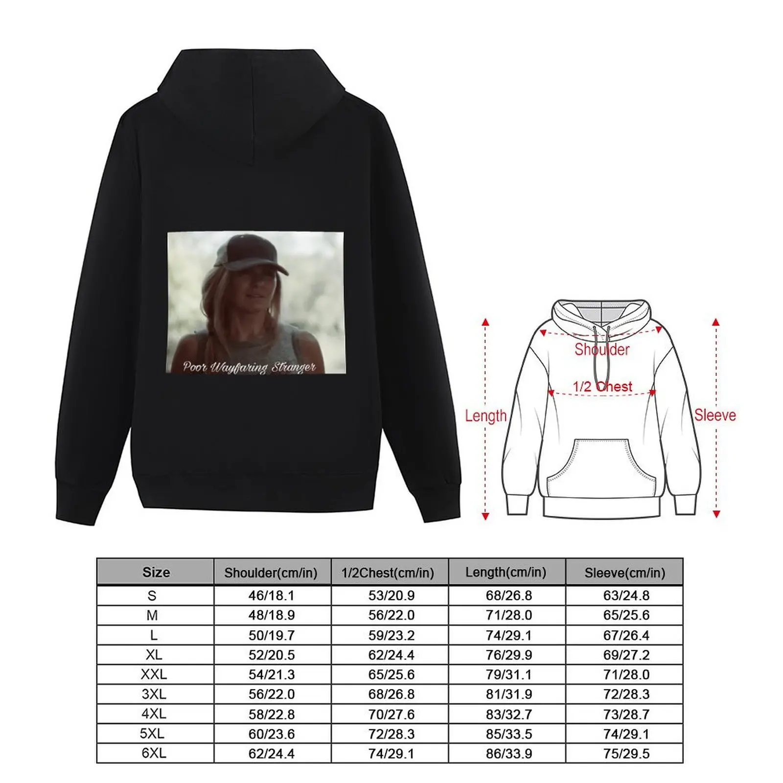 Poor Wayfaring Stranger Hoodie autumn clothes korean autumn clothes men's autumn clothes mens clothing hoodie men