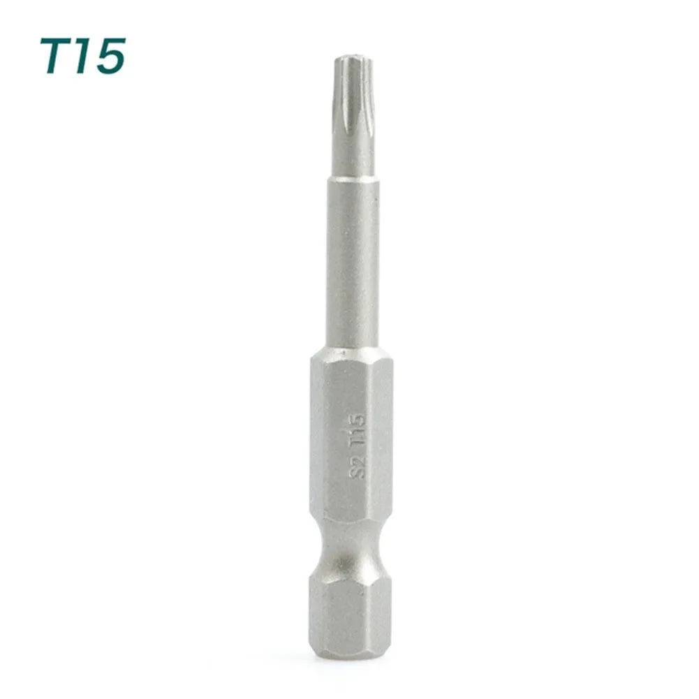 1pc 50mm Torx-schraubendreher Bit Mit Loch T5 Torx T7 T15 T20 T25 T27 T30 1/4 zoll Hex Schaft Elektrische Schraube Fahrer Stern Bit Set – Detail 17
