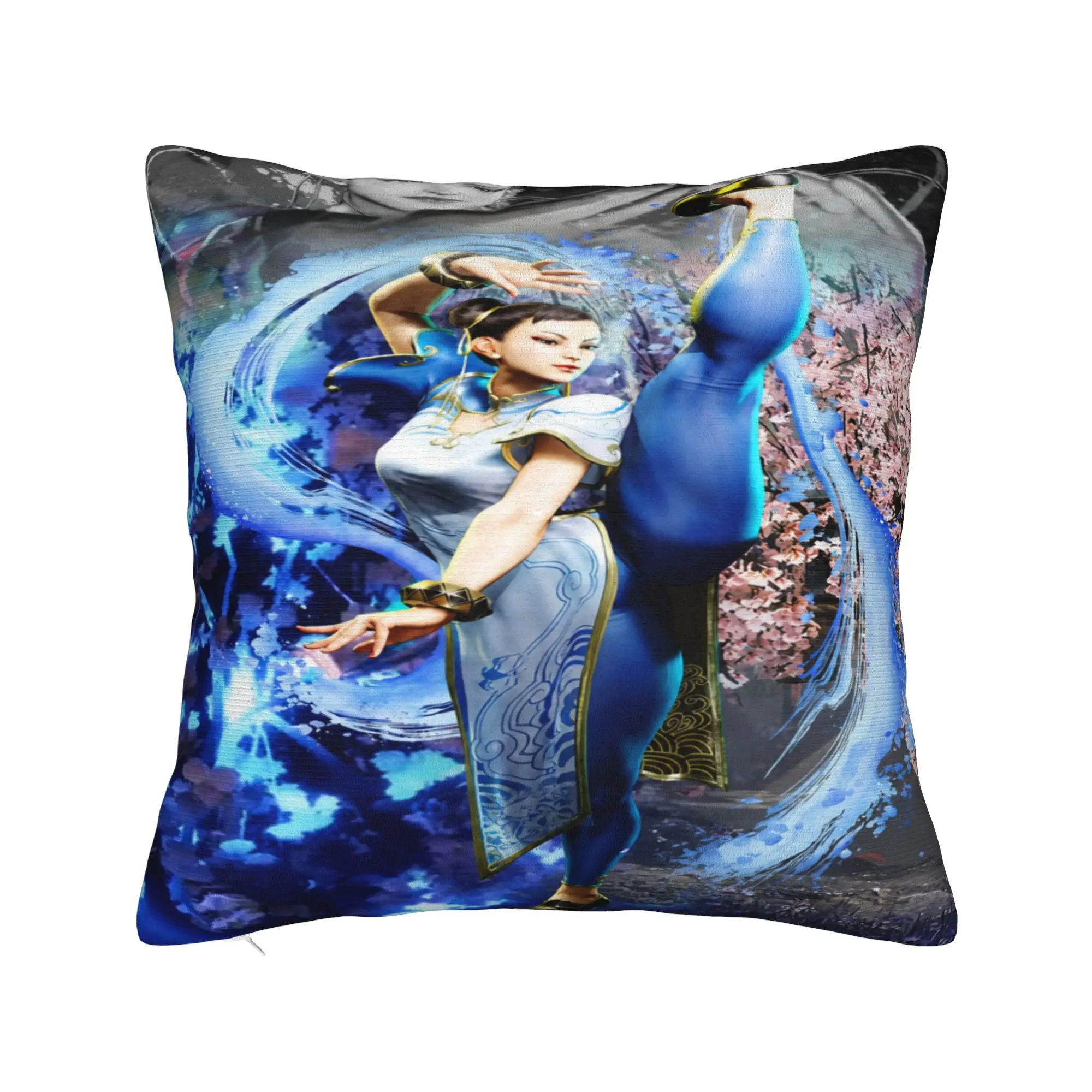 Streets Fighters Pillowcase Accessories Printing Cushion Cover  Throw Pillow Cover Car Decoration Zipper Multi-Size