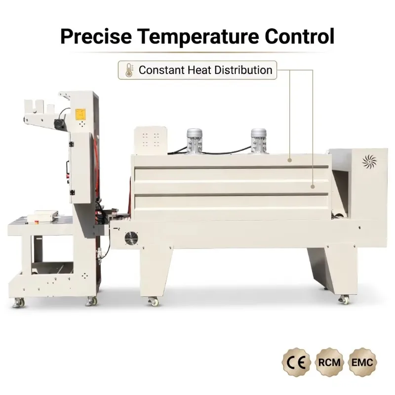 Cuff-type Semi-Automatic Bagging Machine Mineral Water Foam Box Express Cardboard Box PE Film Sealer Heat Sealing Machine