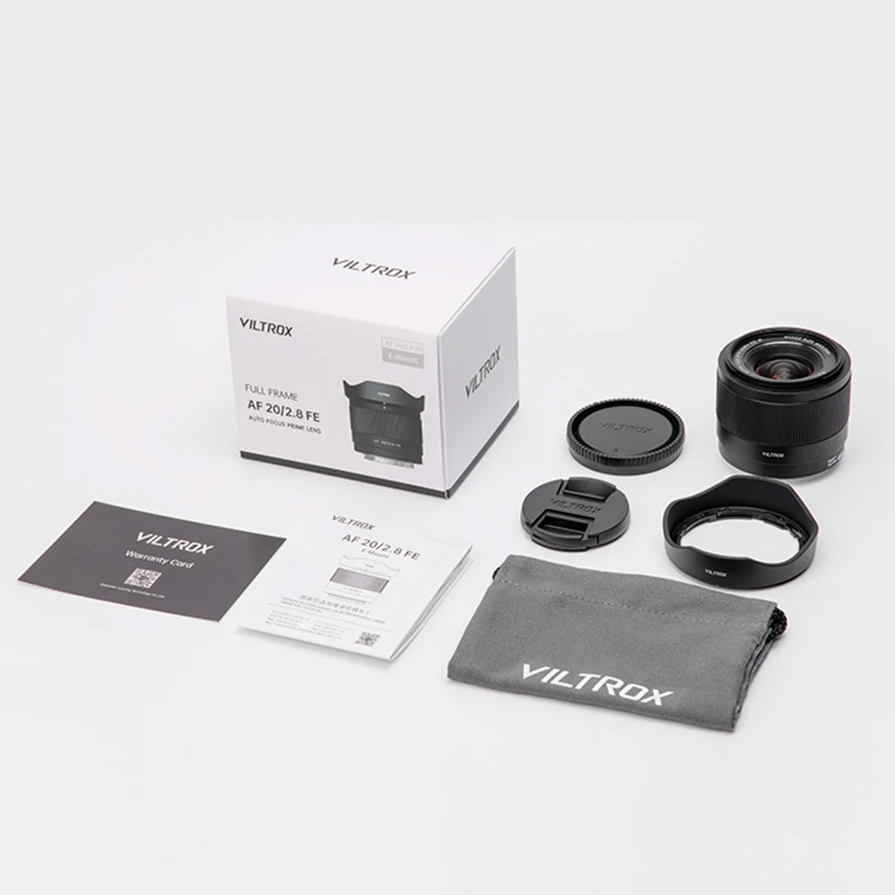 VILTROX Camera Lens 20mm F2.8 Sony E-mount Nikon Z-mount Full Frame Ultra Wide Angle Auto Focus VLOG Len For A7C A6400 EVZ10 Z30