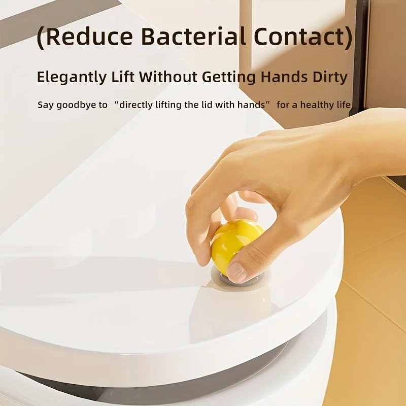 كرات مقبض الباب المقاومة للحفر مكونة من قطعتين - رافع السحب والمرحاض المضاد للانزلاق، تركيب بدون مثقاب ذاتي اللصق، الخزائن، الخزائن #2