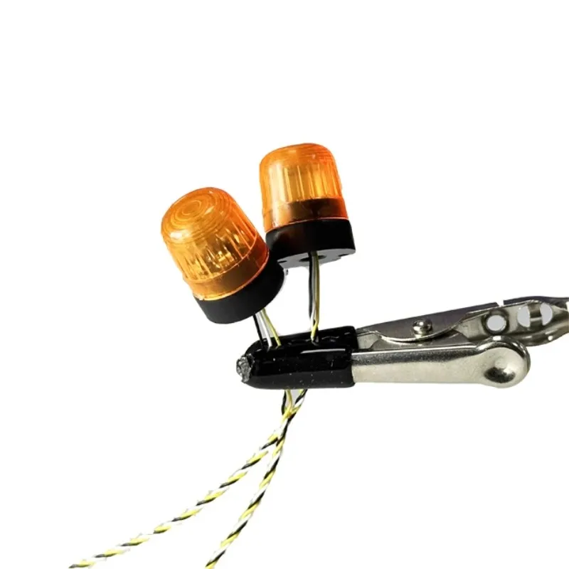 

LED Circular Rotating Warning Light Engineering Lamp for 1/14 Tamiya RC Truck Trailer Tipper Scania 770S Actros Volvo MAN Parts