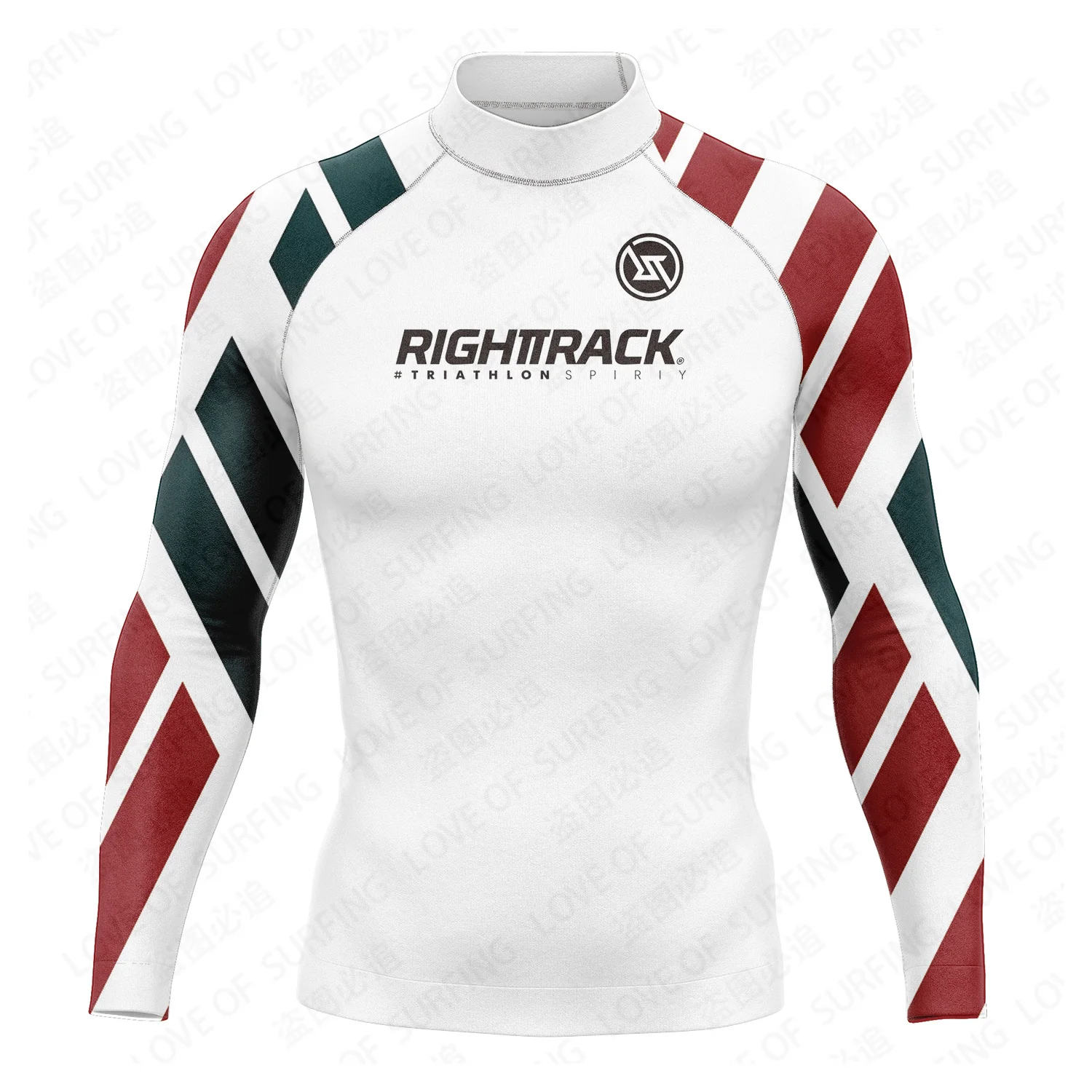 Rash Guards RIGHTTRACK surfing sports and surfing suit for men's quick drying swimming casual surfing swimsuit can be customized