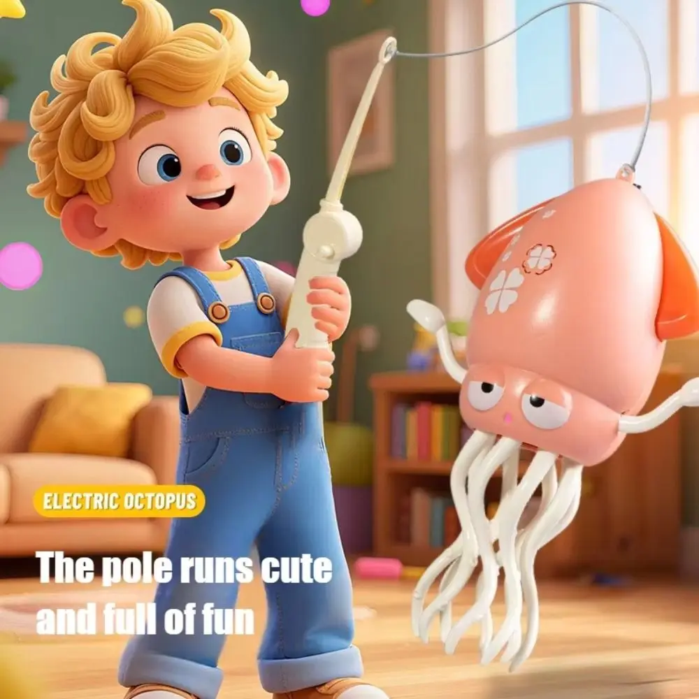 

Plastic Dancing Octopus Interactive Rechargeable Crawling Interactive Octopus Swinging Simulation Walking Dancing Octopus