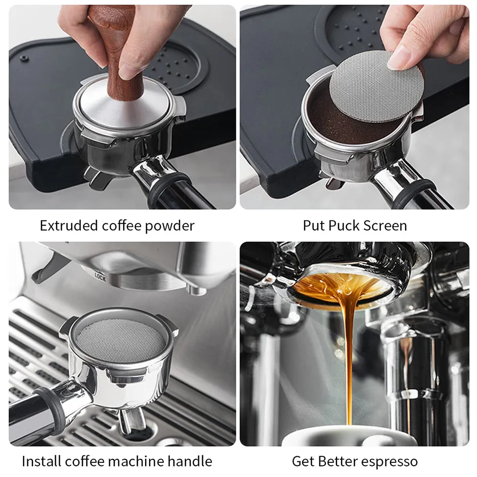 Coffee Puck Screen 51/53.5/58.5MM 316 Stainless Steel Portafilter Filter Plate Lower Shower Screen for Espresso Machine 150um