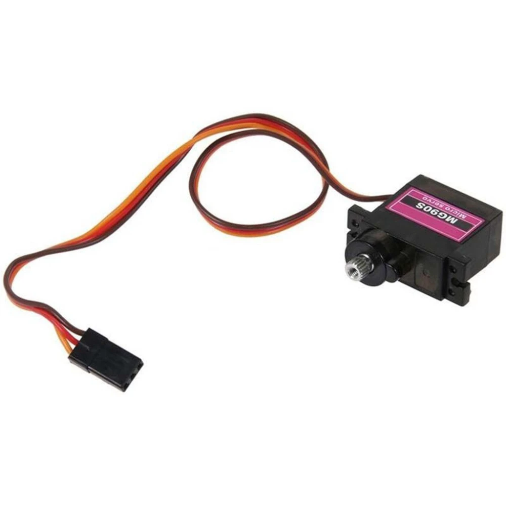 5/10/ PCS MG90S All metal gear  9g Servo SG90 Upgraded version For Rc Helicopter Plane Boat Car MG90 9G Trex 450 RC Robot