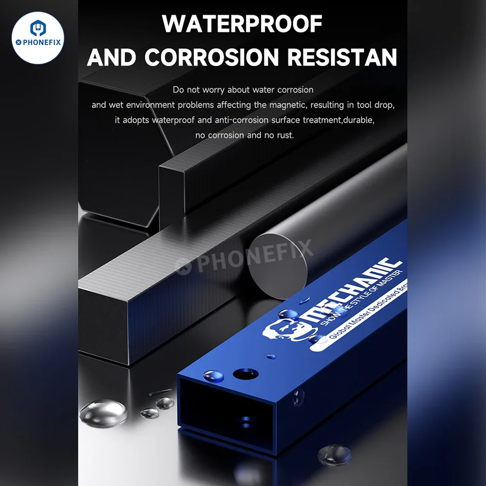 Imagem -03 - Mecânico Mag 25 Poderoso Magnetic Storage Strip Holder Impermeável Resistente à Corrosão Faça Você Mesmo Organizer Bar Ferramenta Peito 25cm