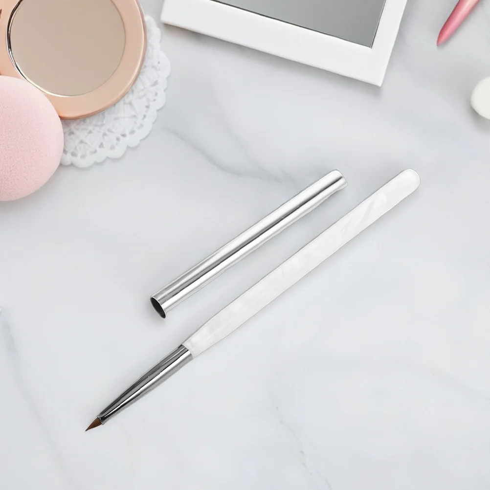 

2Pcs Nail Art Liner Pens Triangle Shape Fine Nail Drawing Brush for Butterfly Designs Professional Salon Manicure