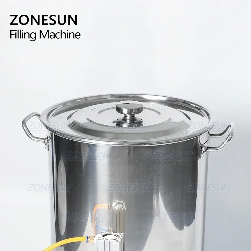 ZONESUN ZS-FMW2500 50-2500 جرام آلة تعبئة وزن العسل معجون لزج الكاتشب سلطة خلع الملابس حشو زجاجة زيت النخيل