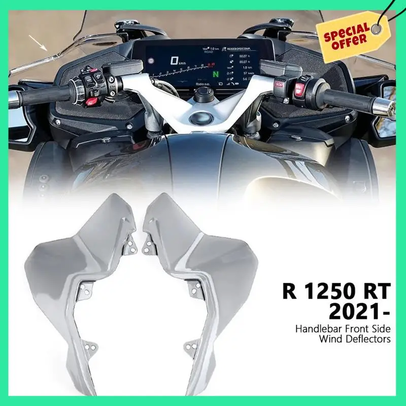 

-A14E Motorcycle Side Windscreen Handshield Windproof Shield Wind Deflector For BMW R 1250 RT R1250RT 2021-2023