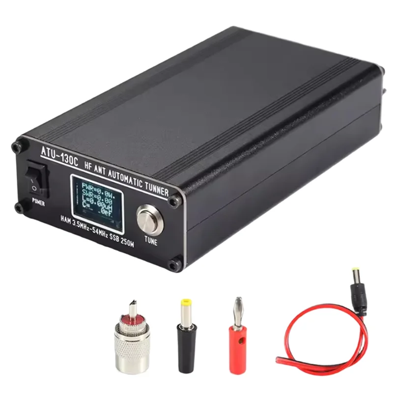 【A69Z】ATU130C Tuner 250W Automatic Antenna Tuner Supports AM FM CW SSB For Amateur Radio Transcceiver