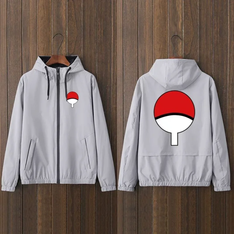 

Naruto Anime Akatsuki Collection Pattern Loose Hooded Students Teenagers Sports Jacket Plus Size Track Jacket Casual Sweater