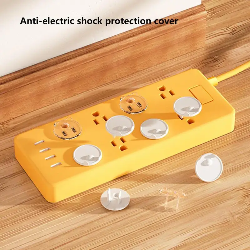 Outlet Plug Covers Child Safety Plug Caps Electric Shock Guard Plug Covers For Electrical Outlets To Prevent Power Shock