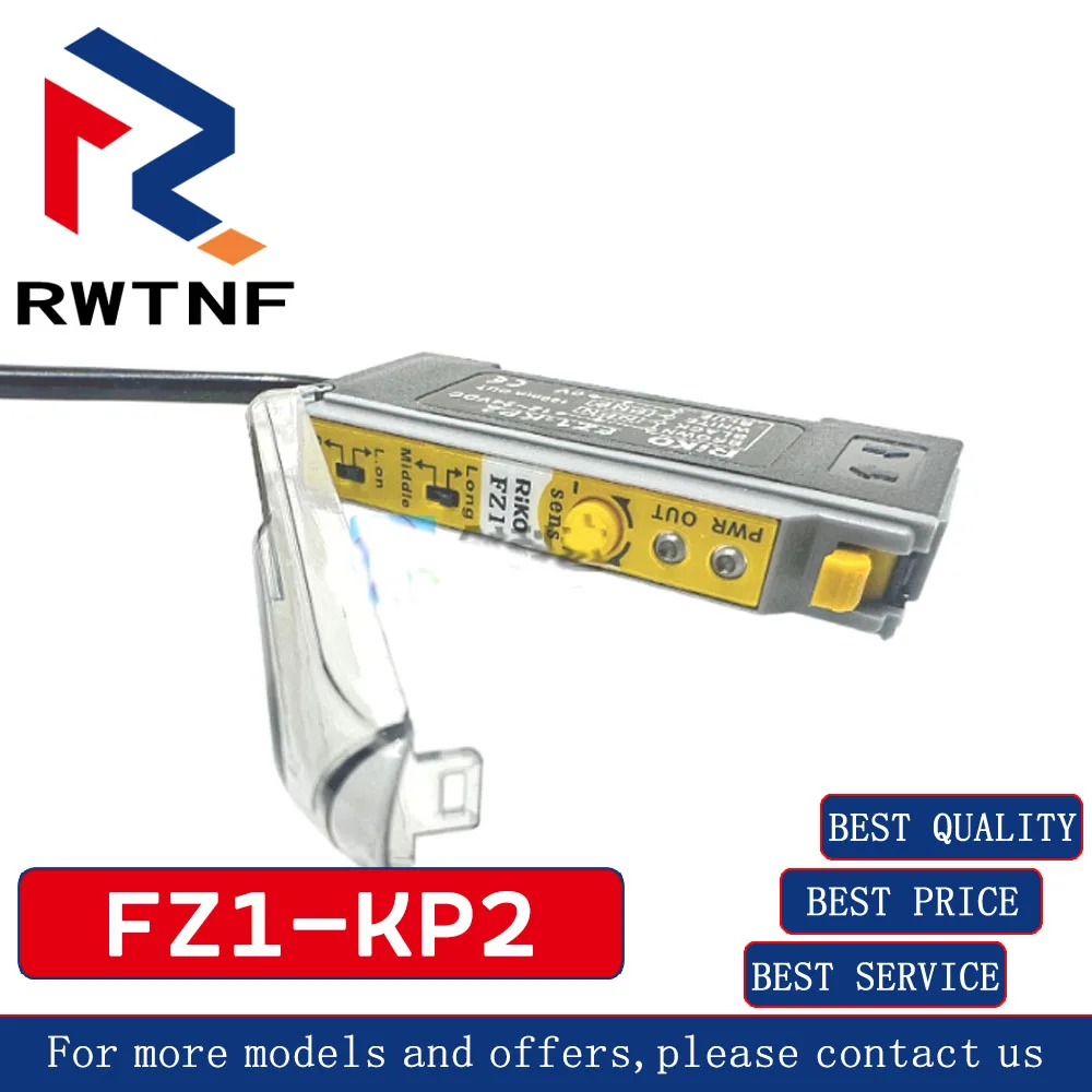 Brand New Genuine FZ1-KP2 RIKO NPN/PNP switchable fiber amplifier,100% original warehouse stock