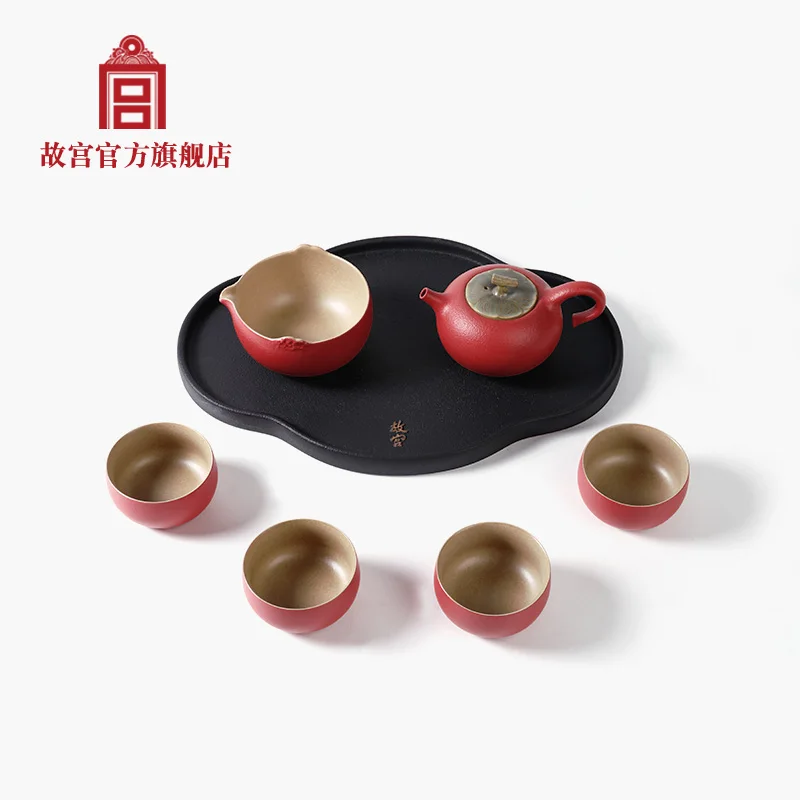 Tea Set Ceramic Gift Box Imperial Palace All the Best Tea Ware Birthday Gift New Chinese Style Suitable for Leaders and Elders