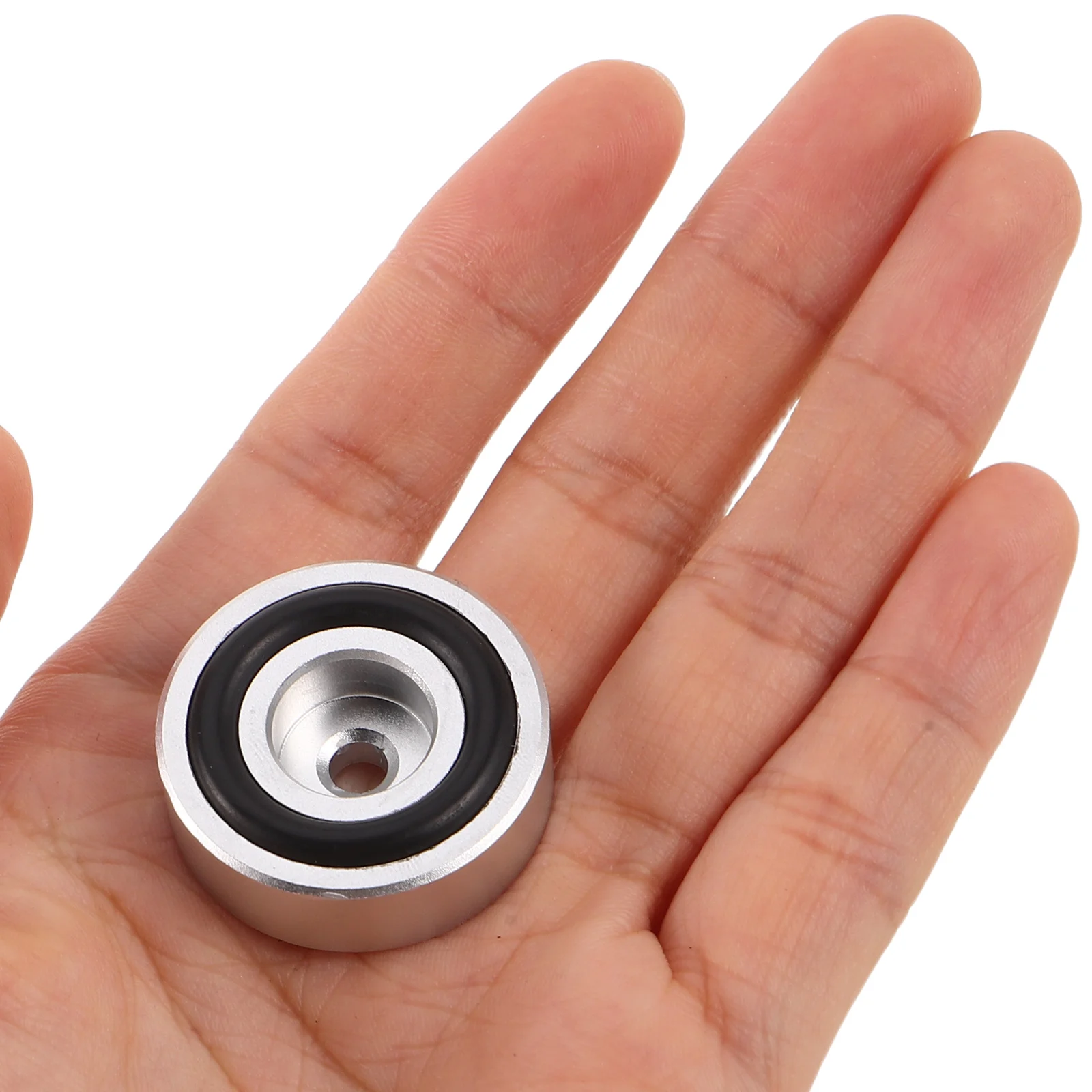 

4Pcs Cutting Board Non Slip Feet Pads Chopping Board Stabilizer Feet Non-Scratch Bottom Pads for Wooden Tray Furniture Silver