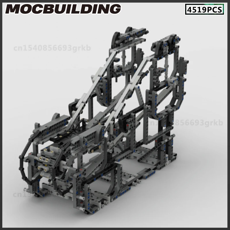 MOC Building Block Motorized Escalator DIY Brick Model Children\'s Toys Birthday Present Christmas Gifts Collection Assemble Game