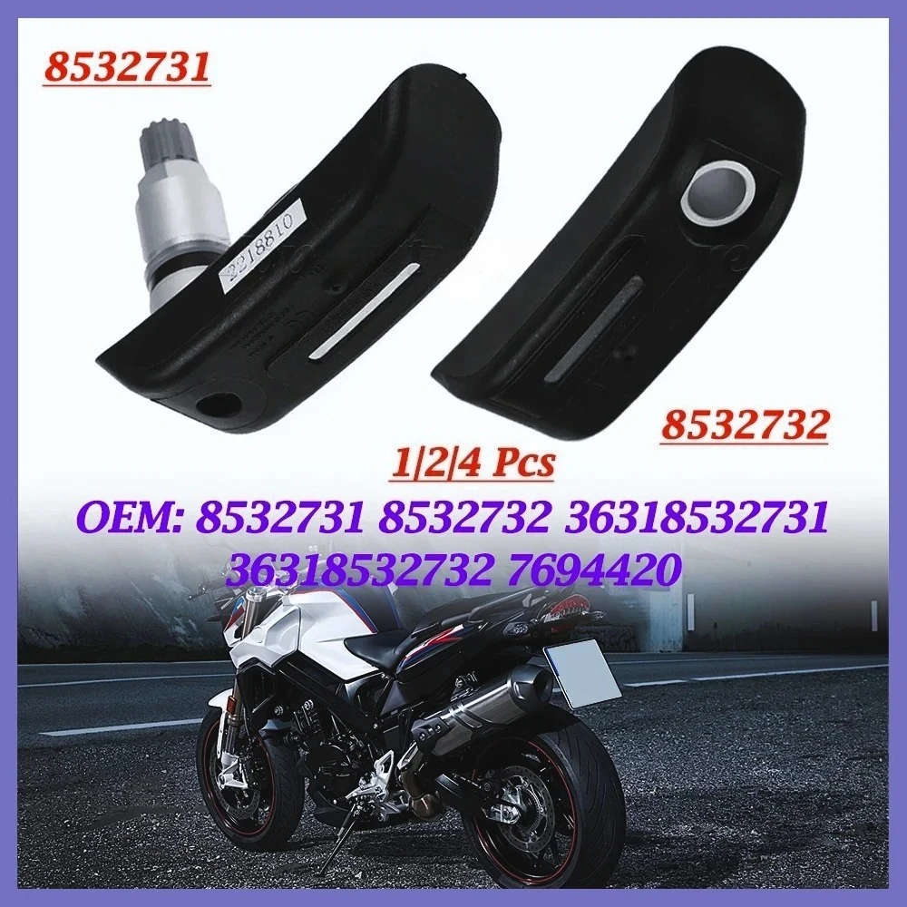 1/2/4 piezas para motocicleta BMW 8532731 8532732   Sensor  control  presión  neumáticos lanteros y traseros 36318532731 3631853