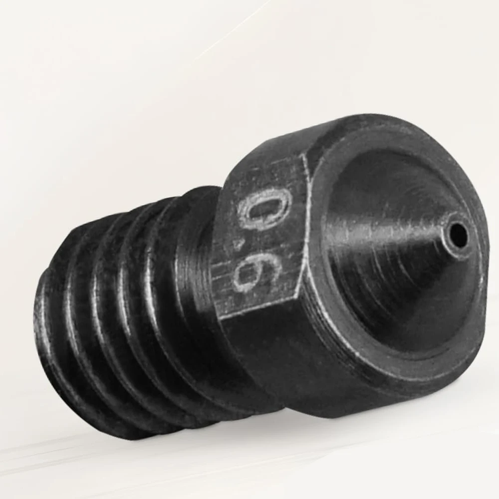 1/2/5 Buah Kepala Cetak Nosel Baja Keras Ekstruder E3D V6 untuk Prusa I3 MK3 MK4 Anycubic I3 Mega S Chiron Bagian Printer 3D