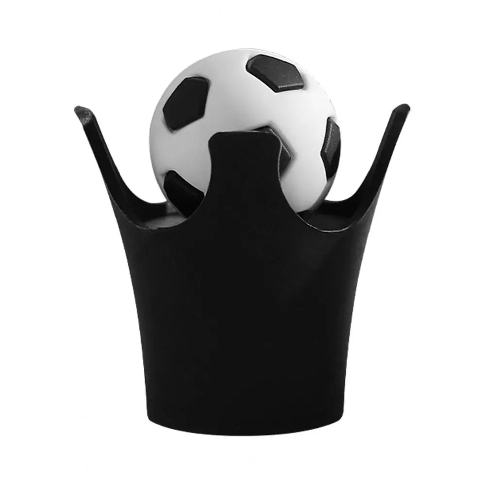 Gift for Wine Lovers Football-shaped Wine Stoppers Silicone Champagne Bottle Savers Leak-proof Sparkling Drink Sealers for Home