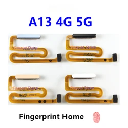 For Samsung Galaxy A13 4G A135F / A13 5G A136B Home Button Fingerprint Sensor Flex With Power Key Button Flex Cable