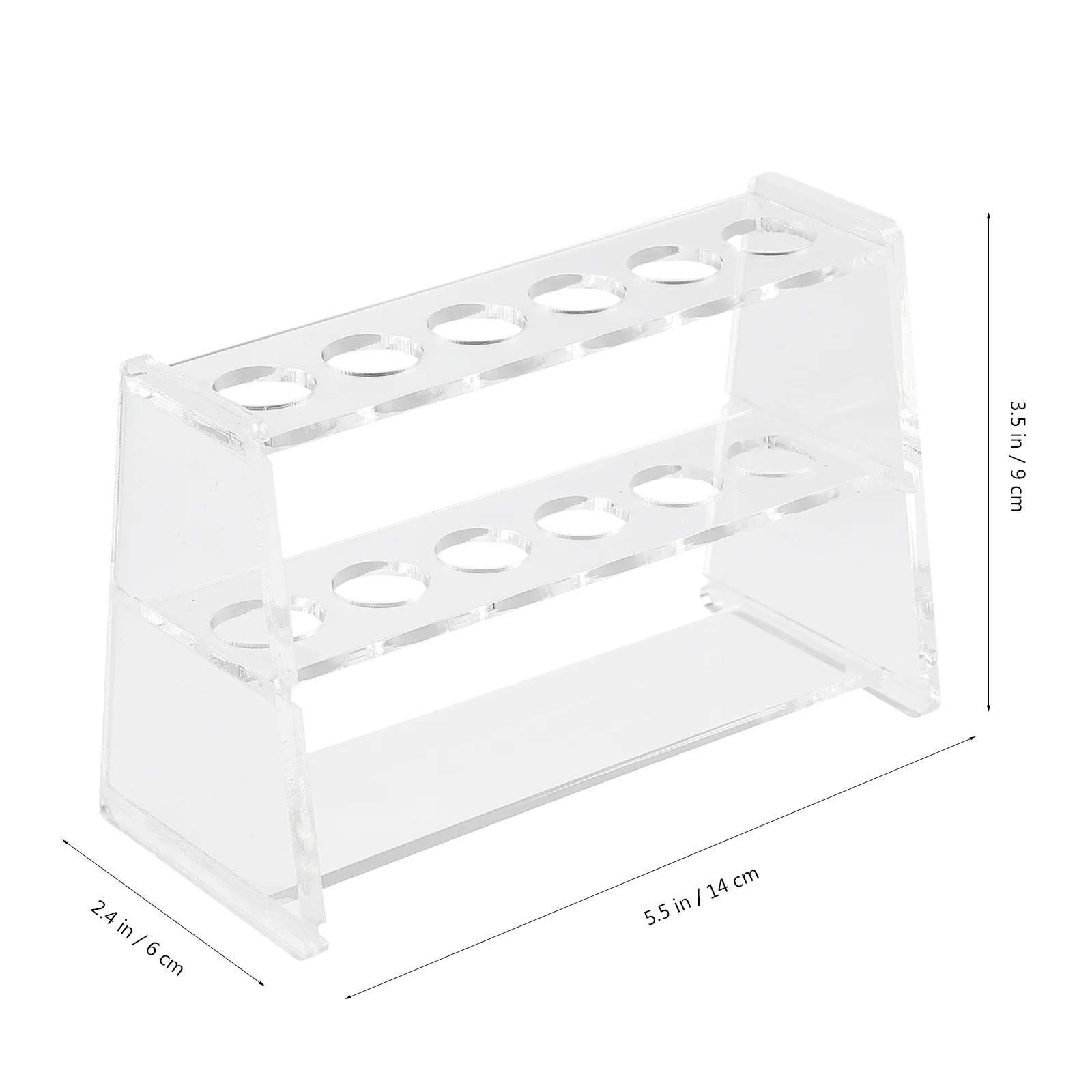 Estante para tubos de ensayo con agujeros, soporte de plástico para experimentos, estante de laboratorio, contenedor de tubos, soporte de centrífuga