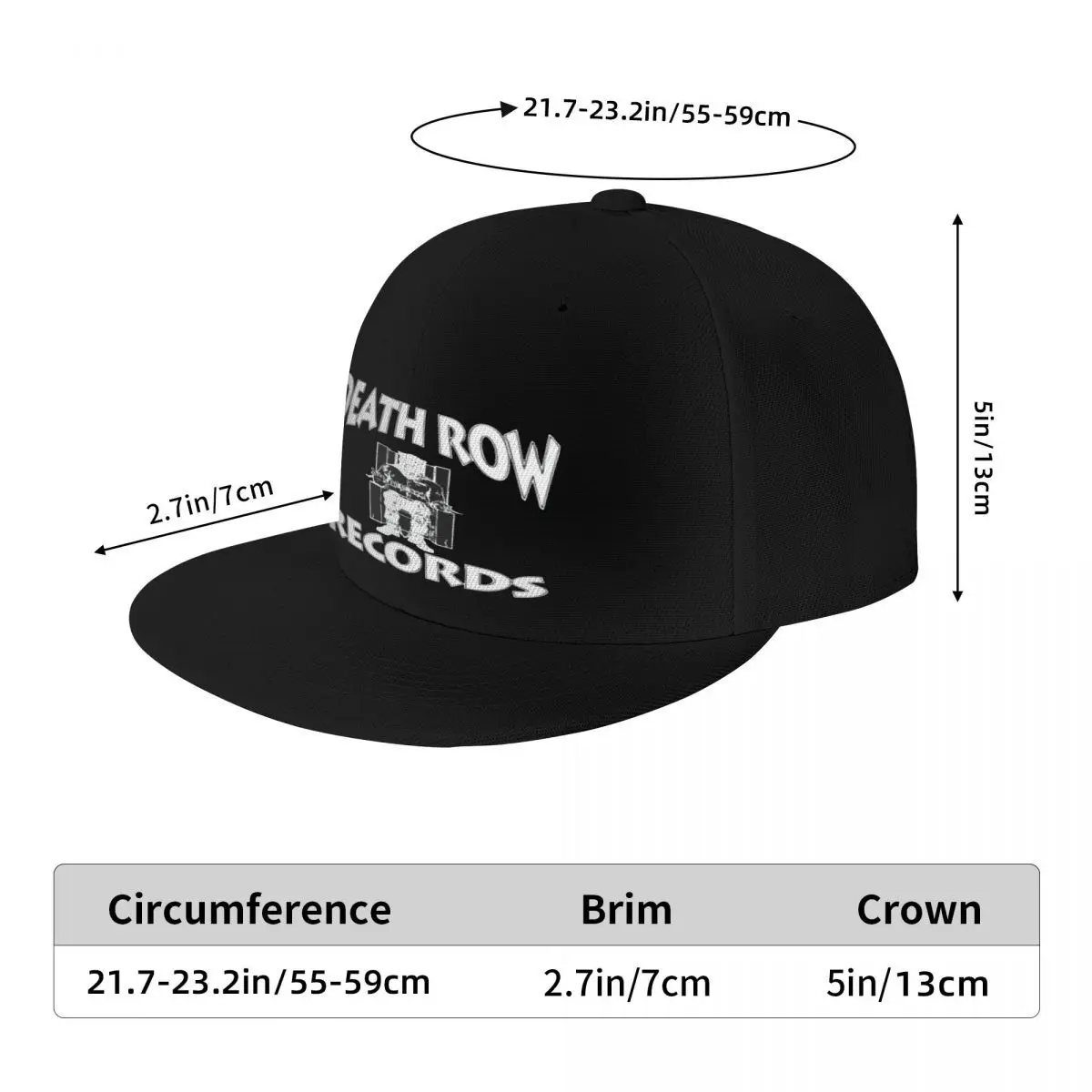 Death Row Records 4 Hat Mens Hat Men\'s Caps Baseball Cap Baseball Cap Men Man Hat Baseball Cap