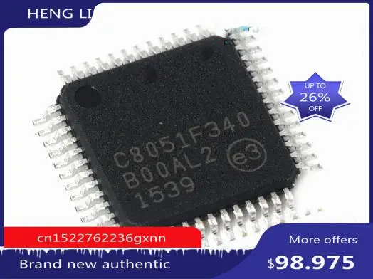 10pcs/lot     C8051F340-GQR      C8051F340-GQ        C8051F340         TQFP48