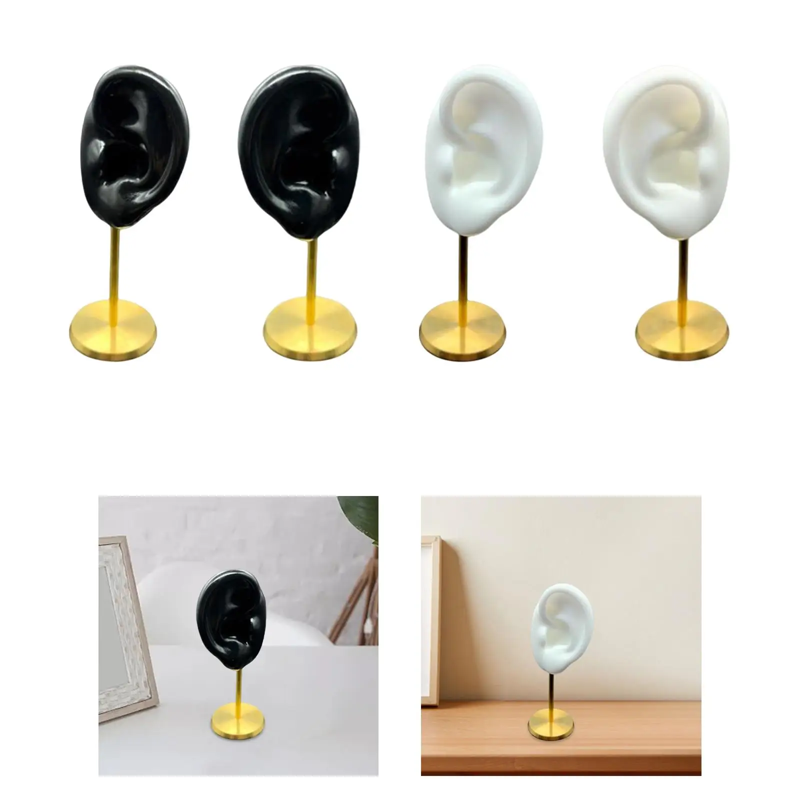 Earring Display Stand Ear Shaped Stud Holder Tabletop Decor Durable Stable with Base Storage Rack for Birthday wedding