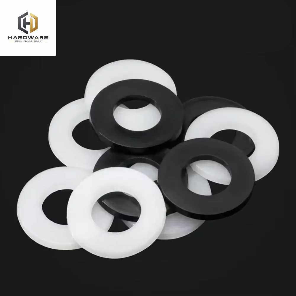 Plastic Nylon Washer Thickness 0.3/0.5/1/1.5/2/3mm M2 M3 M4 M5 M6 M8 M10 M12 M14 M16 M18 M20 M22/24Flat Washe Insulation Gaskets