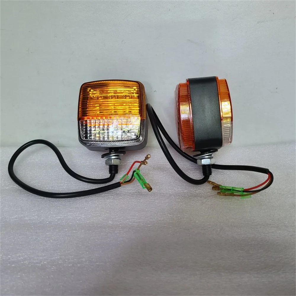 2Pcs DC12-80V LED Turn Signal Light Komatsu 3BA-56-71421 Indicator Lights Toyota 56690-13130-71 Turn Lamp 12V 24V 48V 72V 80V