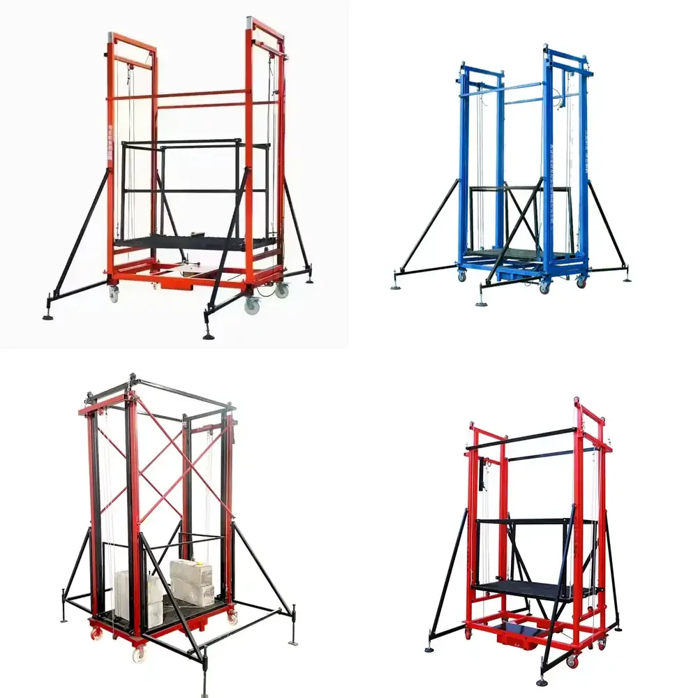 

Portable Electric Scaffold with Steel Frame Telescopic Design Low Price Wire Rope Sling for Retail Manufacturing Industries