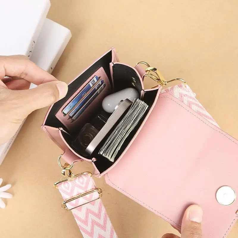 Fashion Small Square Bag Women's New Crossbody Bags Cute Phone Bags Female Leisure Versatile Portable Wallets Lady Mini Bags