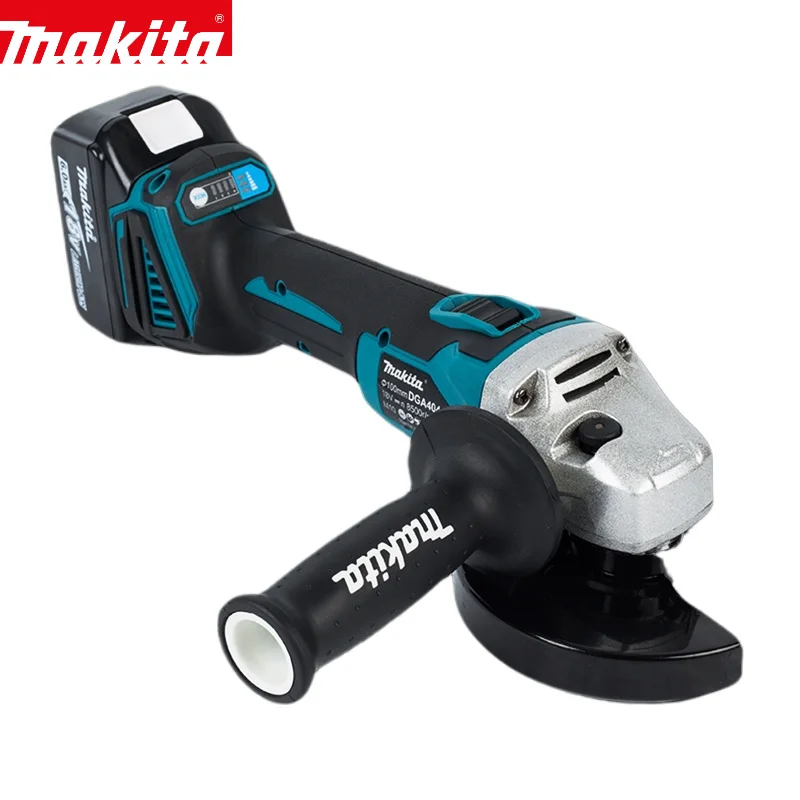 Makita 18V 125/100mm DGA404 Brushless Lithium Electric Angle Grinder Rechargeable Cutting Machine High Power Polishing Machine