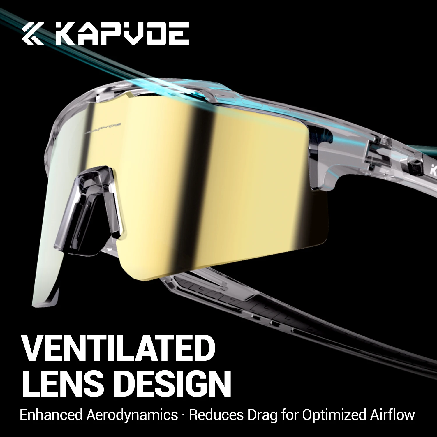 Kapvoe 3lens Ski Sunglasses Snow Goggles Cycling Glasses Photochromic MTB Riding Skating Sunglasses UV400 Man Woman Bike Eyewear