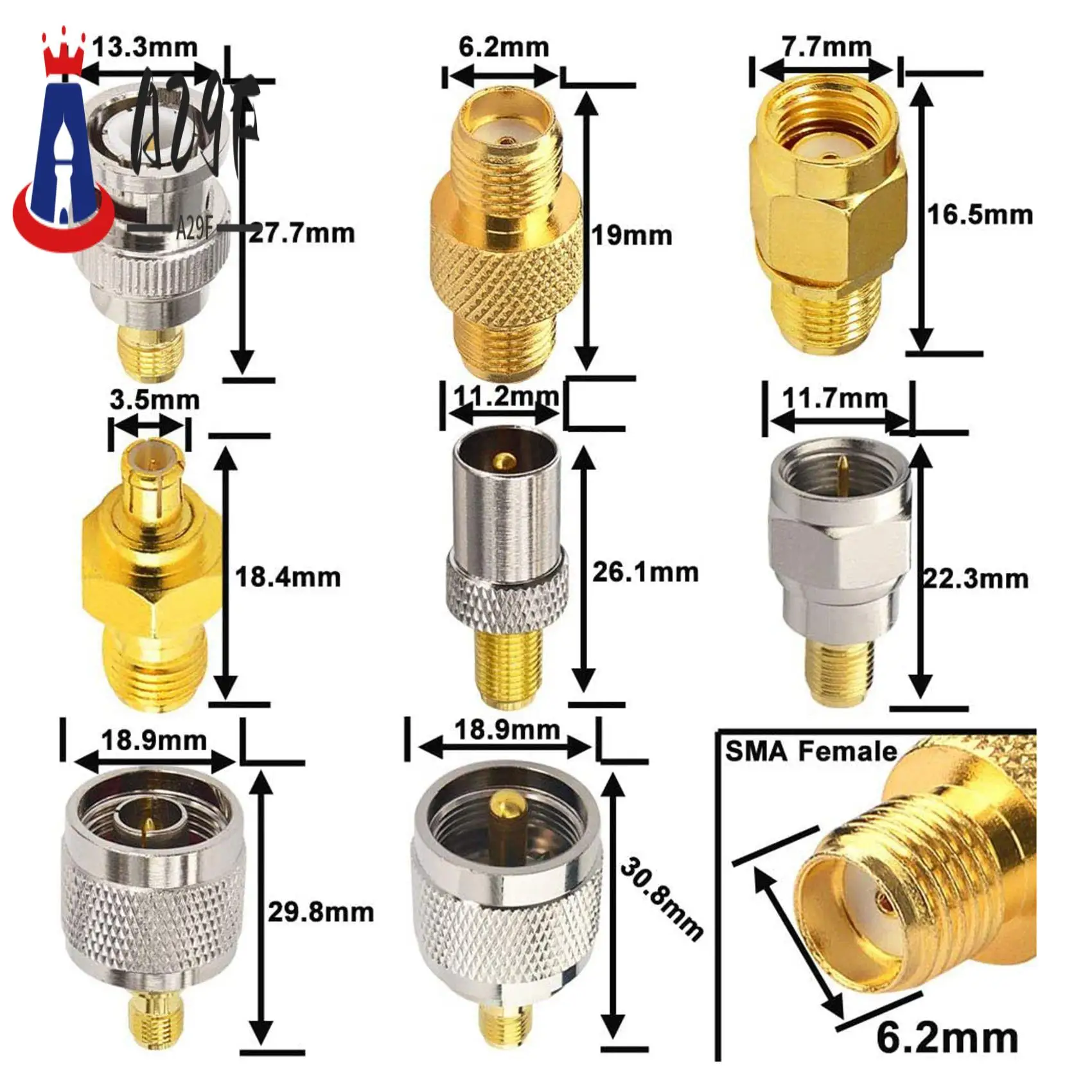 A29F-16 Type Sma Co… - image
