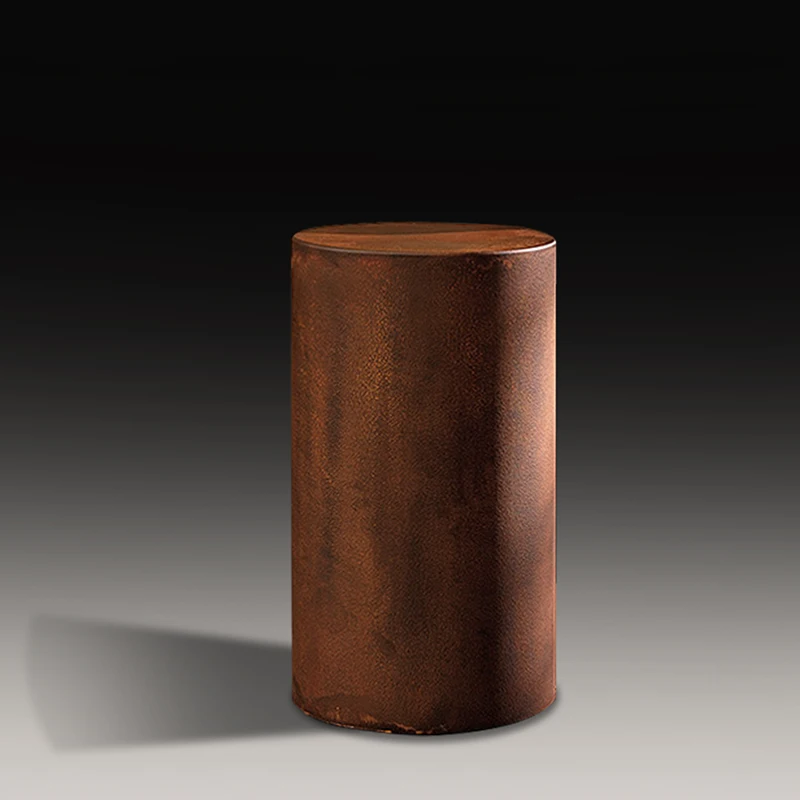 industrial outdoor coffee table cylinder-shaped round side table