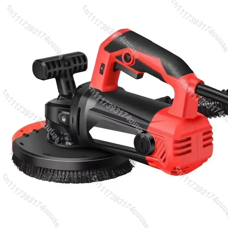 Dust Free Wall Grinding Machine for Concrete Polishing Angle Grinder with 6 Gear Adjustment Floor Surface Smoothing Tool