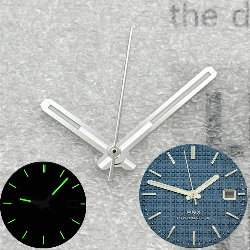 PRX Super Player Hands C3 Green Luminous Hands Fit for NH35 NH36 4R35 4R36 7S26 Movement SKX007 SKX009 SRPD Watch Hands Kit
