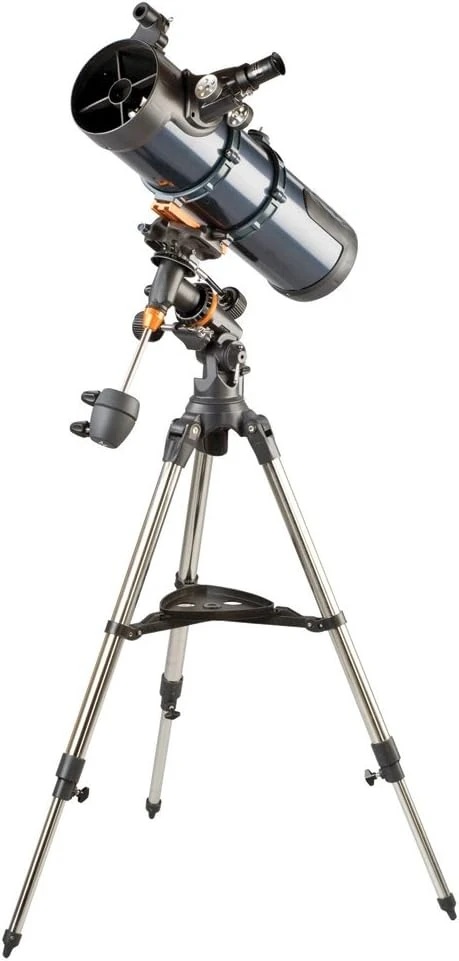 114LCM Computerized Newtonian Telescope - Telescopes for Beginners - 2 Eyepieces - Full-Height Tripod