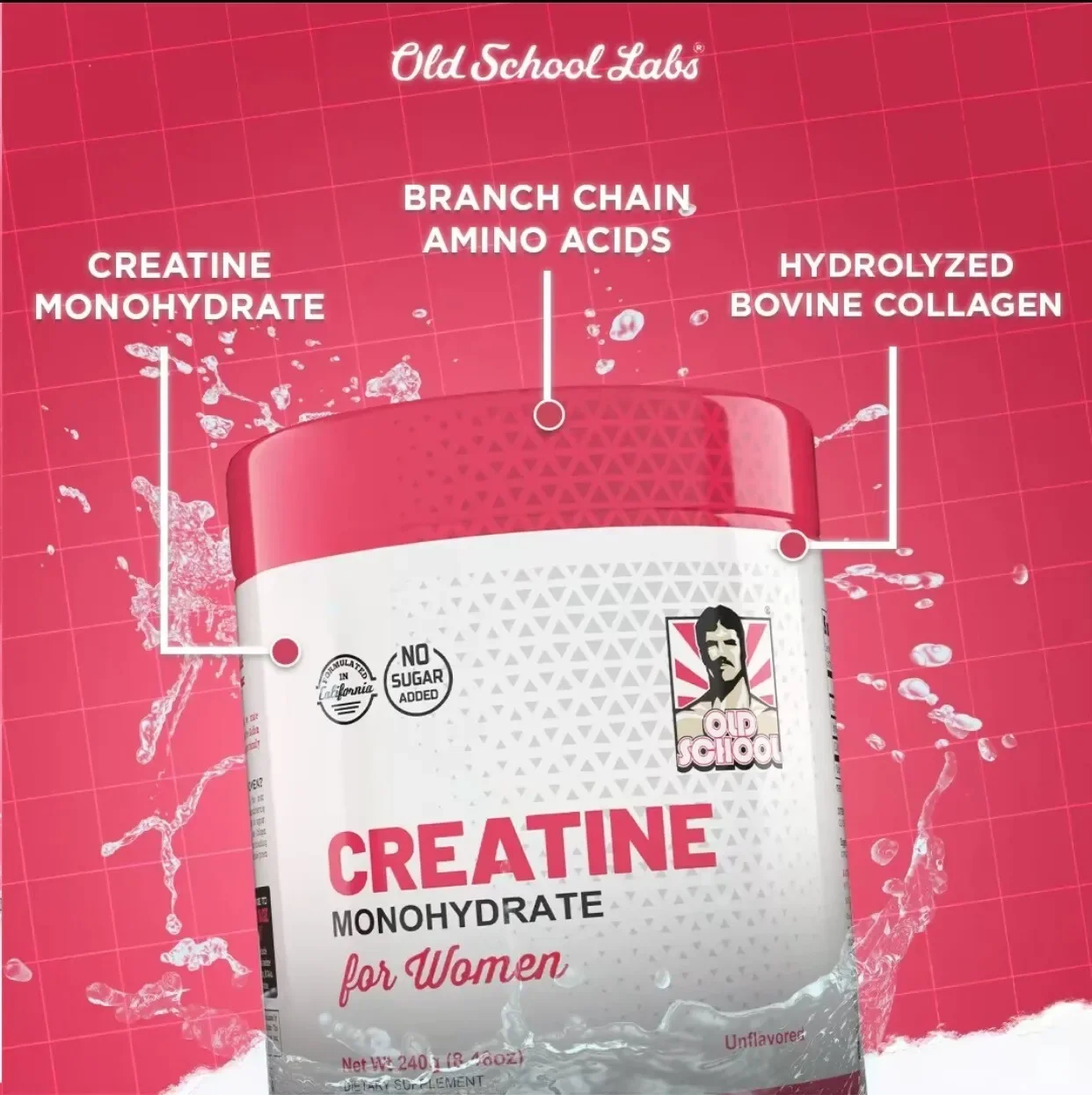 Creatine Monohydrate for Women - Contains Collagen and BCAA To Help Support Joint Comfort, Skin Structure, and Build Lean Muscle - Image 4