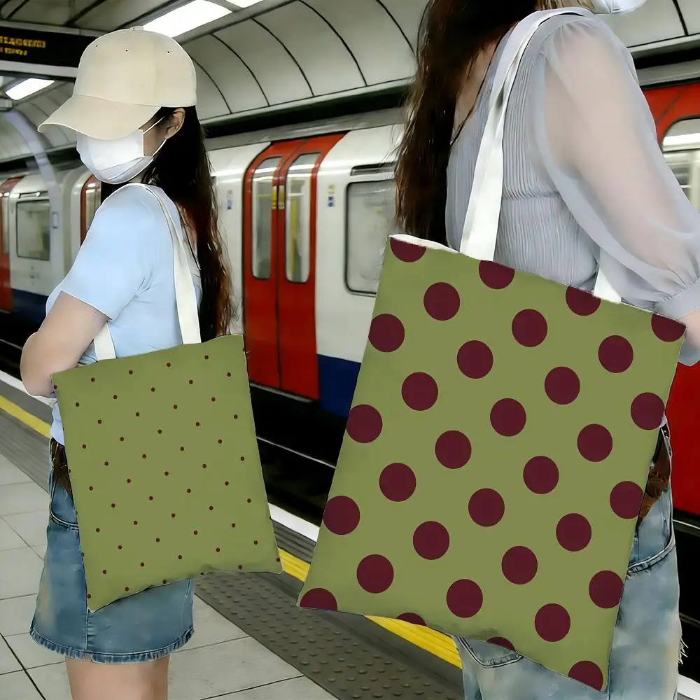 Military-Inspired Subdued Olive Green Storage Bags Shopping Bags Series Print Bags Lightweight Shoulder Bag For Daily Use