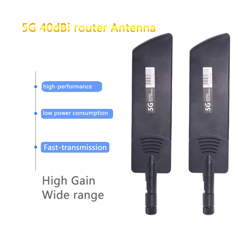 2PCS 5G CPE Pro outdoor router antenna Huawei b311 5E773 modem WIFI full band amplifier 40DBI antenna TS9 interface 600-6000MHz