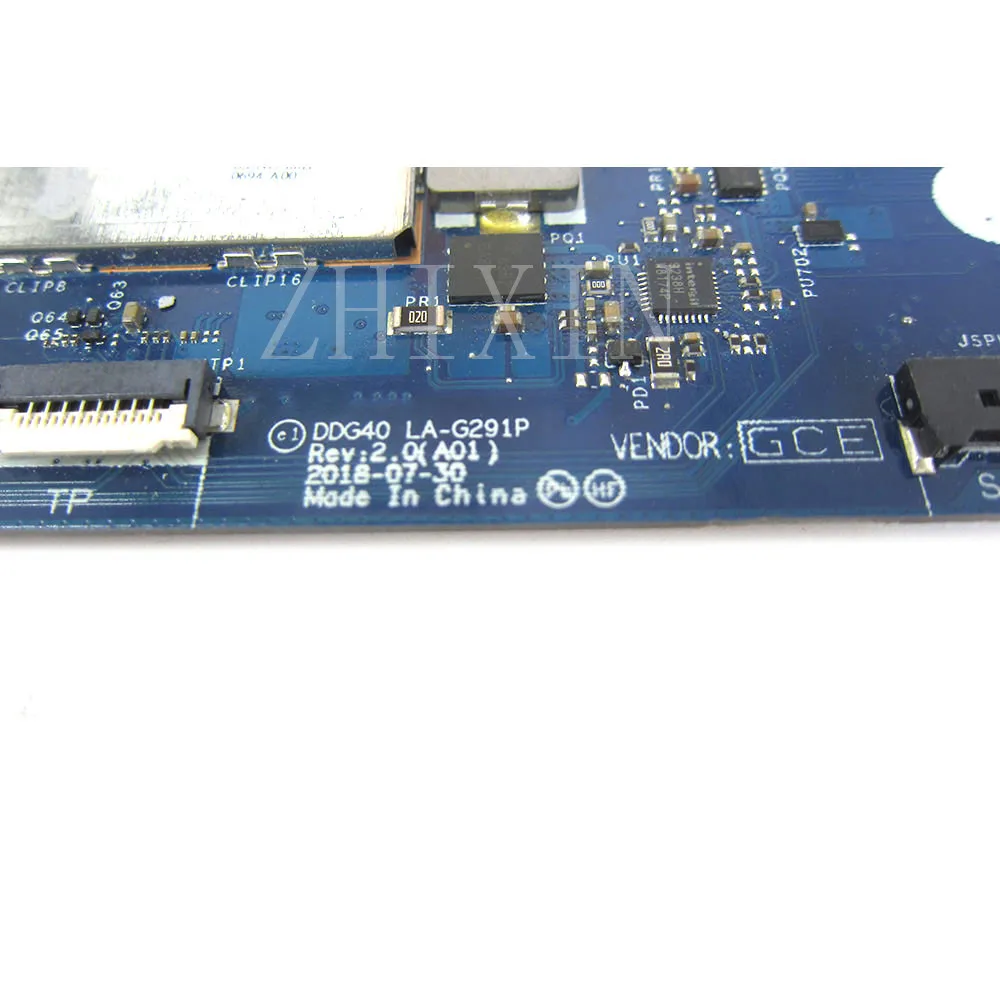 

For Dell Chromebook 14-7486 Laptop motherboard SR3W0 I3-8130U 2.2 GHz 4GB RAM CN-0WDK4K 0WDK4K DDG40 LA-G291P mainboard