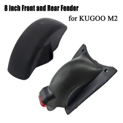 8 Inch Electric Scooter Front and Rear Fender for KUGOO M2 Parts Guard Mudguard with Taillight Accessories